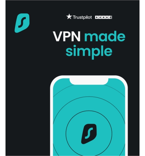 Surfshark VPN | Onbeperkt aantal apparaten | 1 Jaar 