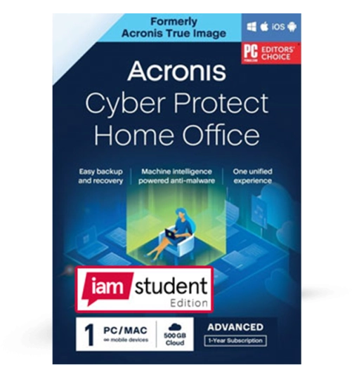 Acronis Cyber Protect Home Office Advanced Student | 1 Apparaat | 1 Jaar
