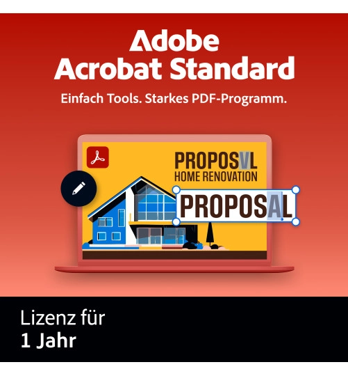 Adobe Acrobat Standard | 1 Benutzer | 1 Jahr