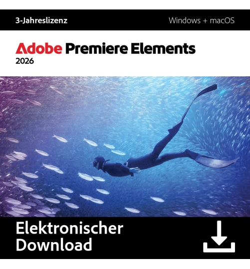 Adobe Premiere Elements 2026 | Windows & MacOS