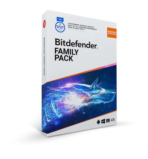 Bitdefender Family Pack | 15 Apparaten | 1 jaar