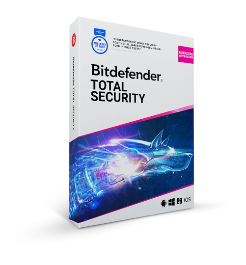 Bitdefender Total Security | 5 Apparaten | 1 jaar