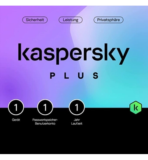 Kaspersky Plus | 1 Gerät | 1 Jahr | Benelux