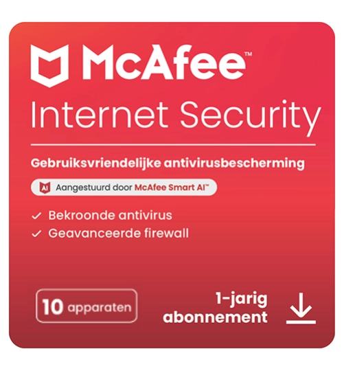 McAfee Internet Security | 10 Apparaten | 1 jaar