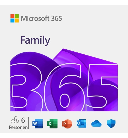 Microsoft 365 Family | 6 Personen - 1 Jahr