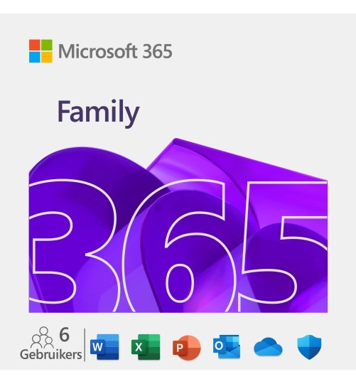 Microsoft 365 Family | 6 Personen - 1 jaar