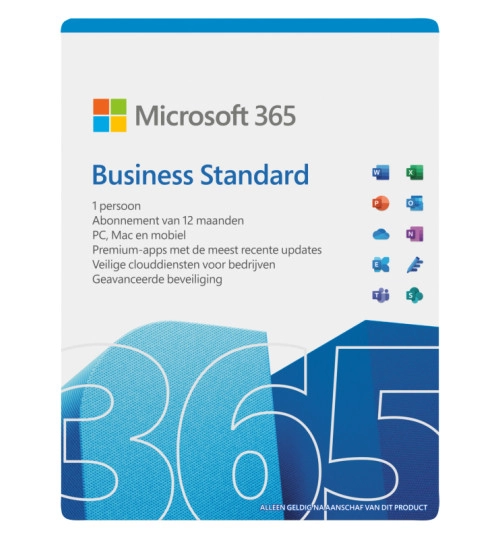 Microsoft 365 Business Standard met code