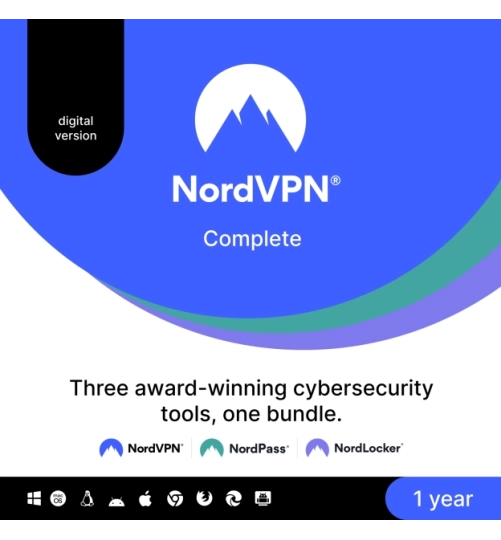 NordVPN Complete | 10 Apparaten | 1 Jaar