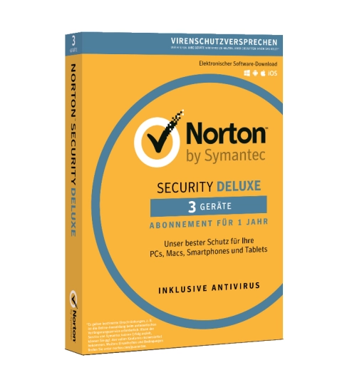 Norton Security Deluxe | 3 Geräte | 1 Jahr