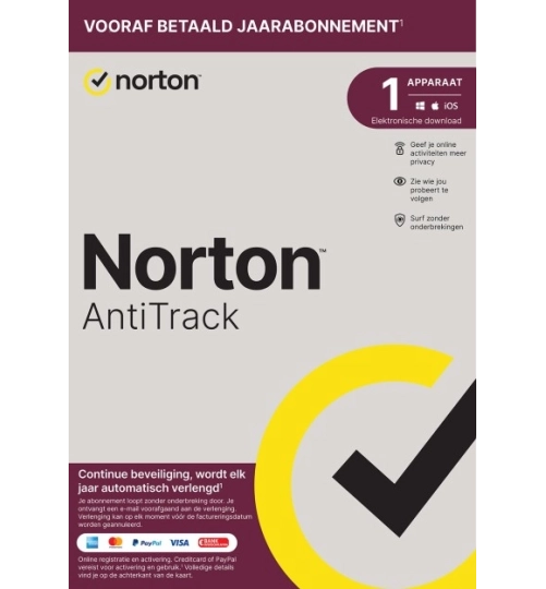 Norton AntiTrack | 1 Apparaat | 1 Jaar