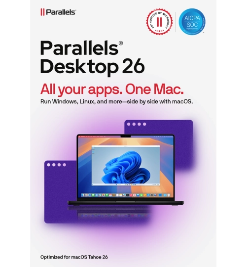 Parallels Desktop 26 voor Mac | Eenmalige aanschaf | 1 installatie