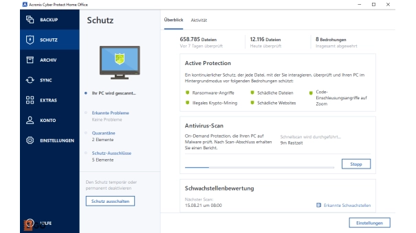 Acronis Cyber Protect Home Office Advanced 500 GB
