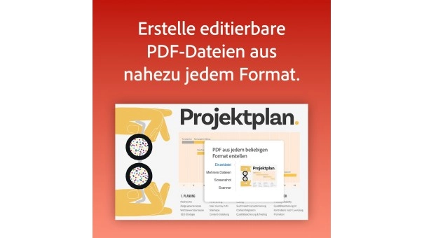 Adobe Acrobat Professional | 1 Benutzer | 1 Jahr | Windows | Mac