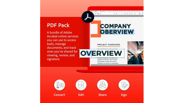 Adobe Acrobat PDF Pack | 1 Gebruiker | 1 Jaar