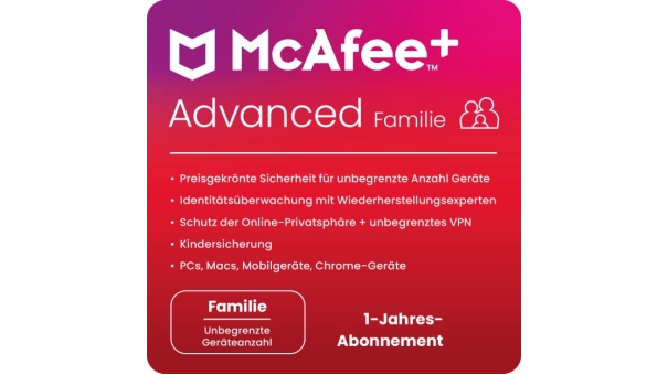 McAfee+ Advanced Family