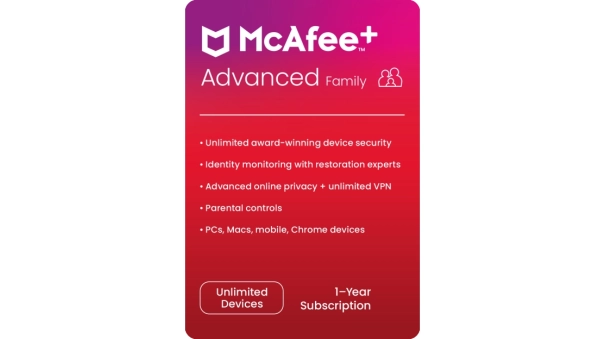 McAfee+ Advanced Family
