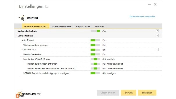 Norton 360 Advanced mit Norton Utilities Ultimate | 10 Geräte | 1 Jahr